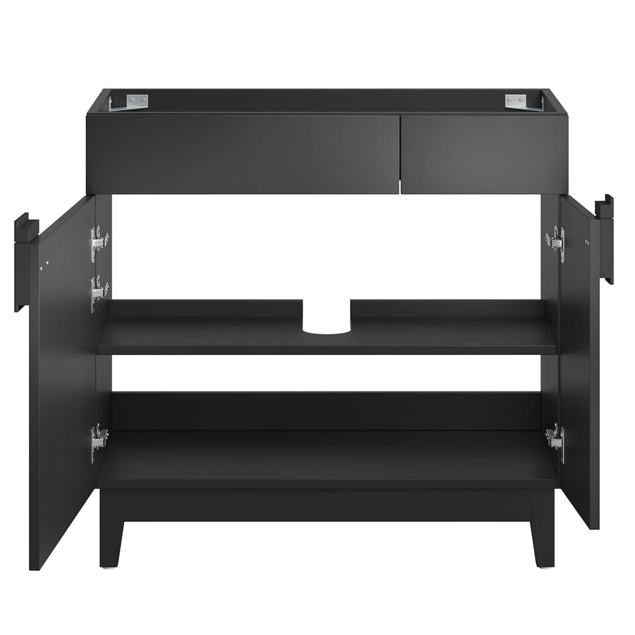 Summit 36" Bathroom Vanity Cabinet (Sink Basin Not Included) in Black