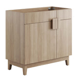 Summit 36" Bathroom Vanity Cabinet (Sink Basin Not Included) in Oak