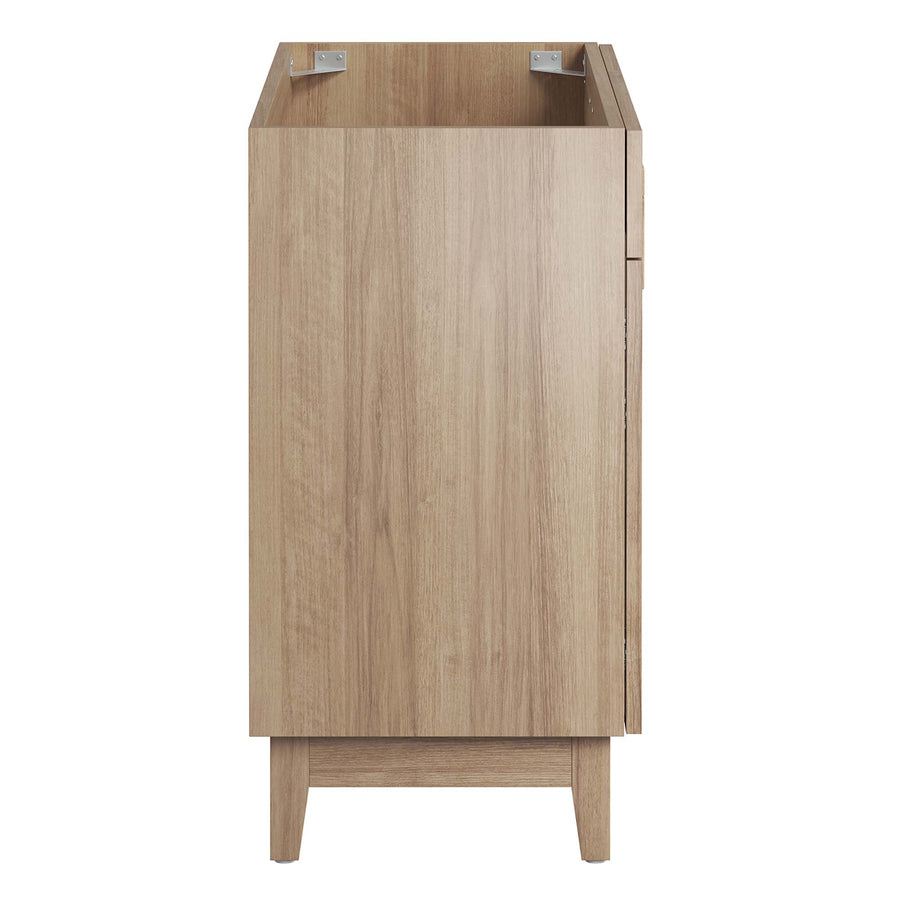 Summit 36" Bathroom Vanity Cabinet (Sink Basin Not Included) in Oak