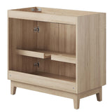 Summit 36" Bathroom Vanity Cabinet (Sink Basin Not Included) in Oak
