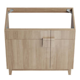 Summit 36" Bathroom Vanity Cabinet (Sink Basin Not Included) in Oak