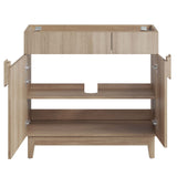 Summit 36" Bathroom Vanity Cabinet (Sink Basin Not Included) in Oak