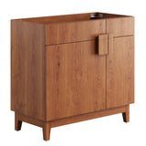 Summit 36" Bathroom Vanity Cabinet (Sink Basin Not Included) in Walnut