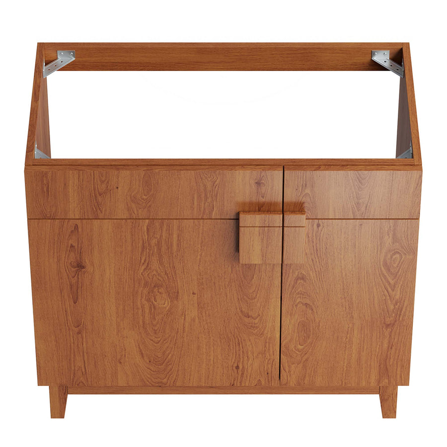 Summit 36" Bathroom Vanity Cabinet (Sink Basin Not Included) in Walnut