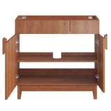 Summit 36" Bathroom Vanity Cabinet (Sink Basin Not Included) in Walnut