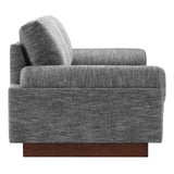 Seamus Upholstered Fabric Sofa in Gray