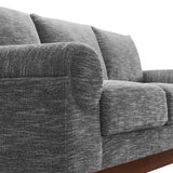 Seamus Upholstered Fabric Sofa in Gray