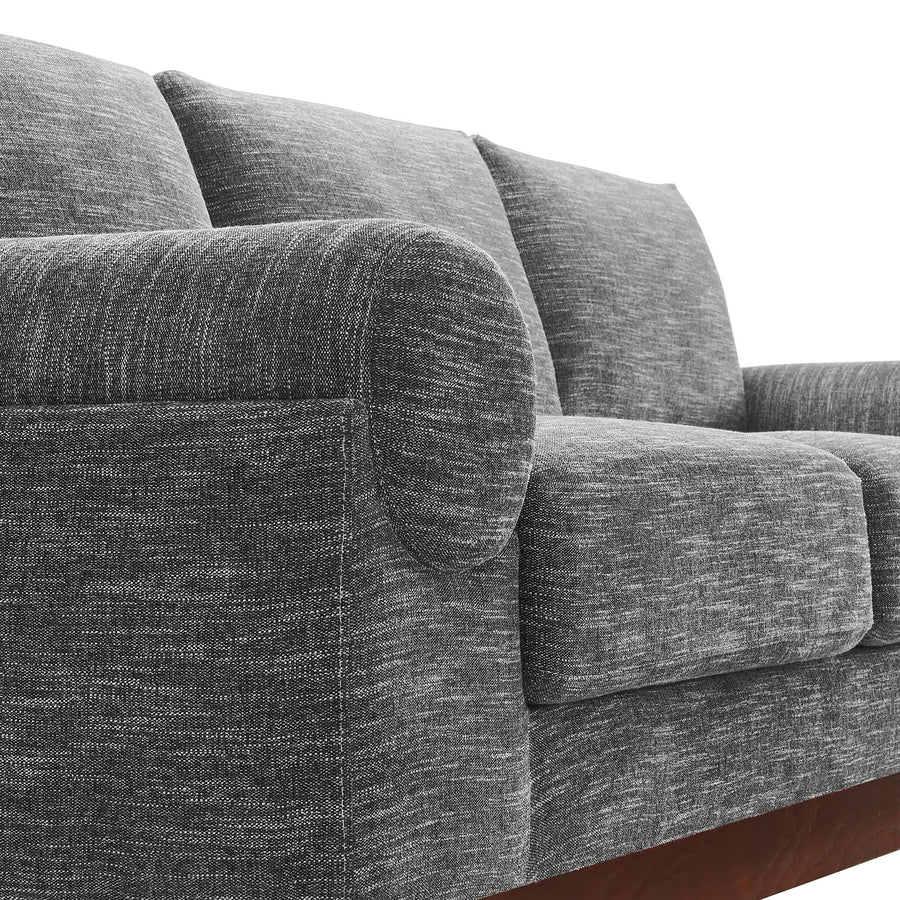 Seamus Upholstered Fabric Sofa in Gray