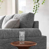 Seamus Upholstered Fabric Sofa in Gray