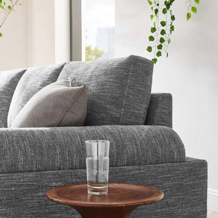 Seamus Upholstered Fabric Sofa in Gray