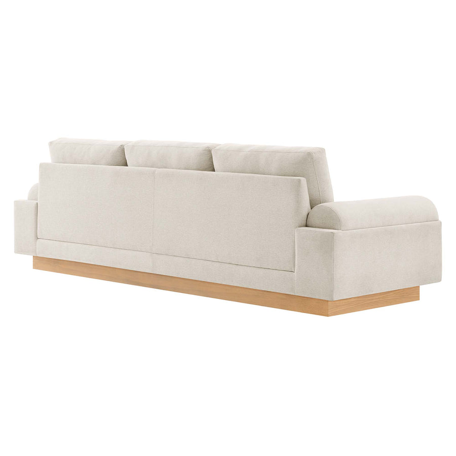 Seamus Upholstered Fabric Sofa in Ivory
