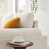 Seamus Upholstered Fabric Sofa in Ivory