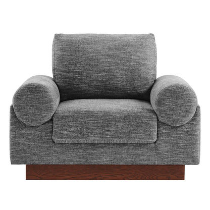 Oasis Upholstered Fabric Armchair by Furniture For America