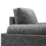 Seamus Upholstered Fabric Armchair in Gray