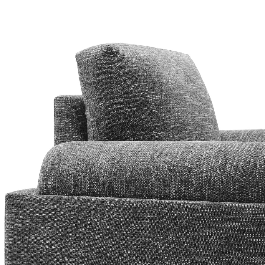 Seamus Upholstered Fabric Armchair in Gray