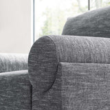Seamus Upholstered Fabric Armchair in Gray