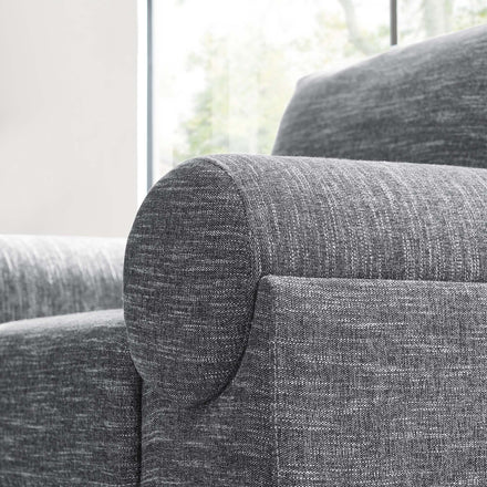 Oasis Upholstered Fabric Armchair in Gray