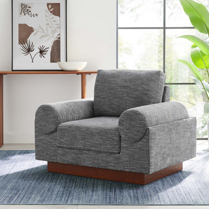 Oasis Upholstered Fabric Armchair by Furniture For America