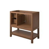 Tramontana 36" Wood Bathroom Vanity Cabinet (Sink Basin Not Included) in Walnut