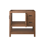 Tramontana 36" Wood Bathroom Vanity Cabinet (Sink Basin Not Included) in Walnut