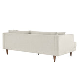 Manor Down Filled Overstuffed Sofa in Ivory Fabric