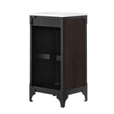 Clover 18" Bathroom Vanity in White black