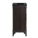 Clover 18" Bathroom Vanity in Black Black