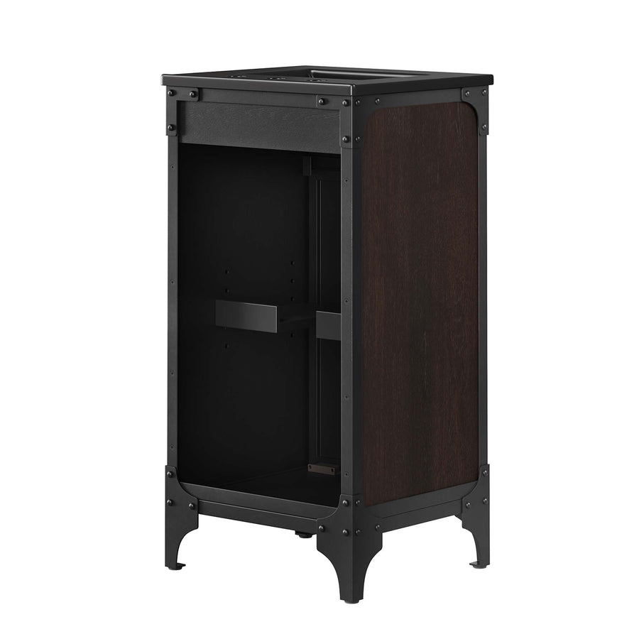 Clover 18" Bathroom Vanity in Black Black