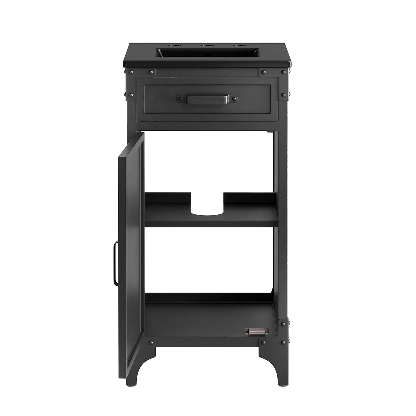 Steamforge 18" Bathroom Vanity by Furniture For America