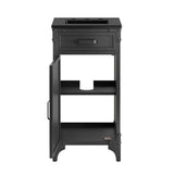 Clover 18" Bathroom Vanity in Black Black