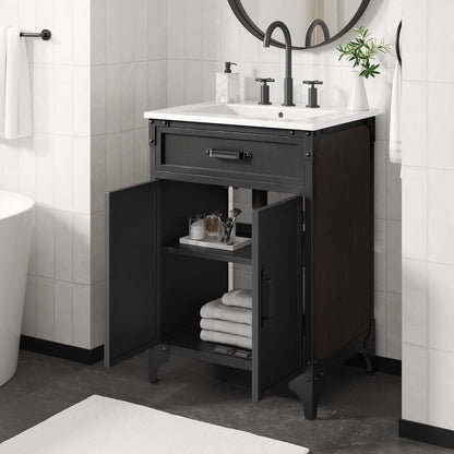 Steamforge 24" Bathroom Vanity by Furniture For America