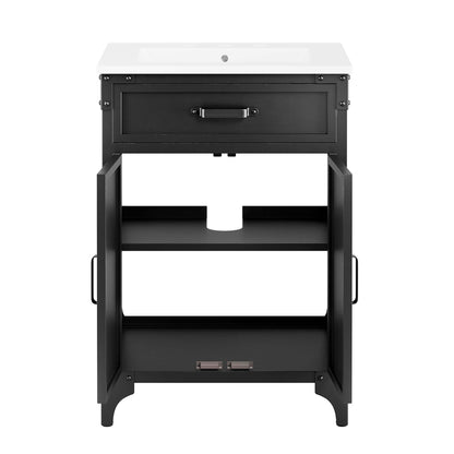 Steamforge 24" Bathroom Vanity by Furniture For America