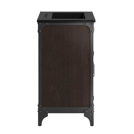 Steamforge 24" Bathroom Vanity in Black Black