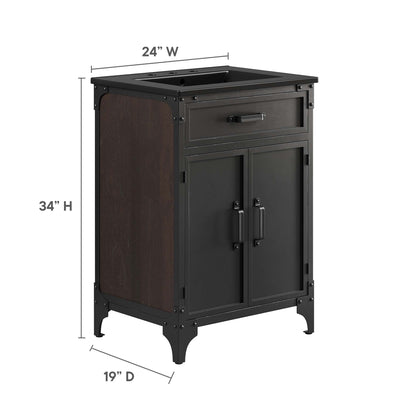 Steamforge 24" Bathroom Vanity by Furniture For America