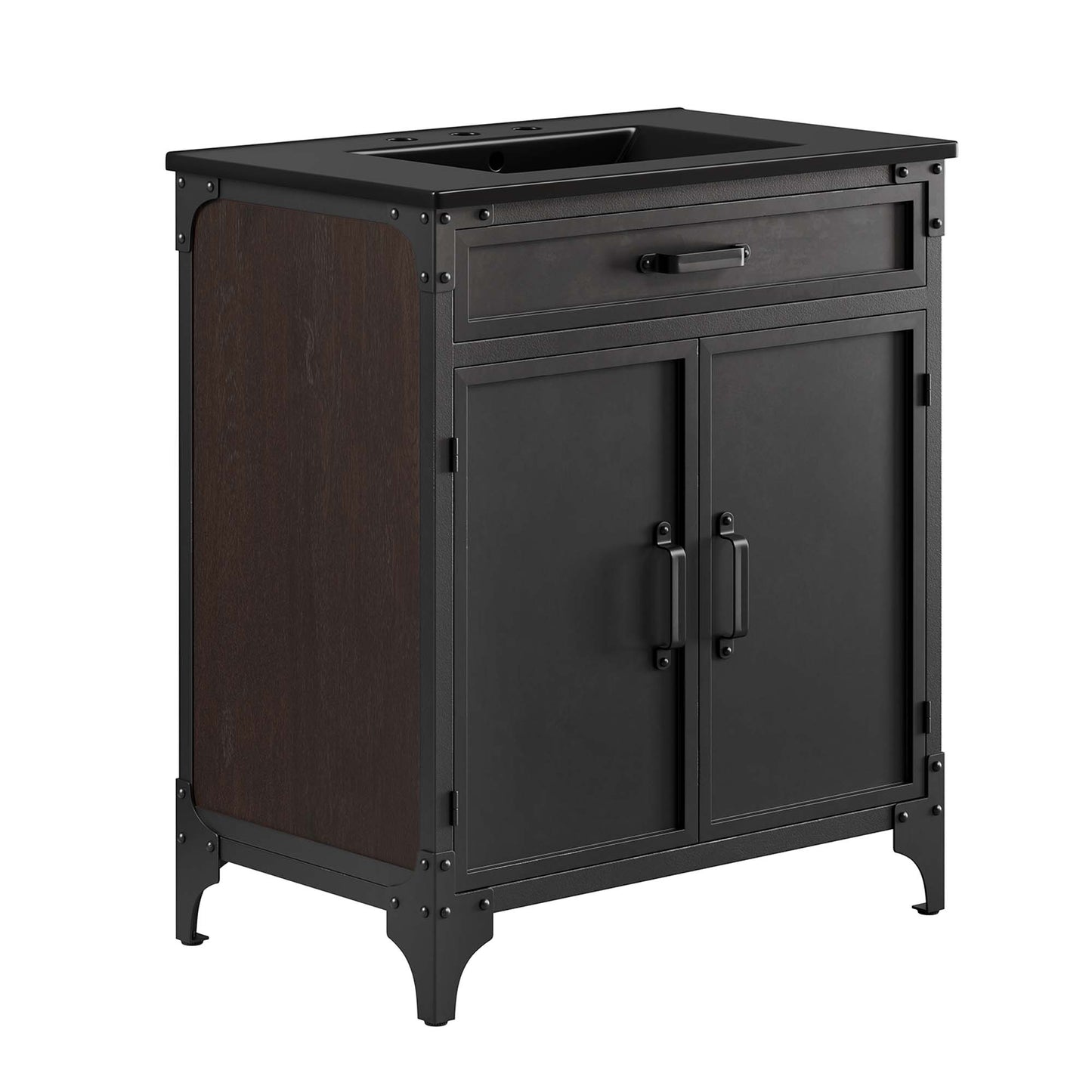 Steamforge 30" Bathroom Vanity by Furniture For America