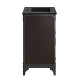 Clover 30" Bathroom Vanity in Black Black
