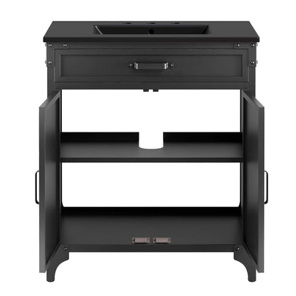 Steamforge 30" Bathroom Vanity by Furniture For America