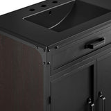 Clover 30" Bathroom Vanity in Black Black