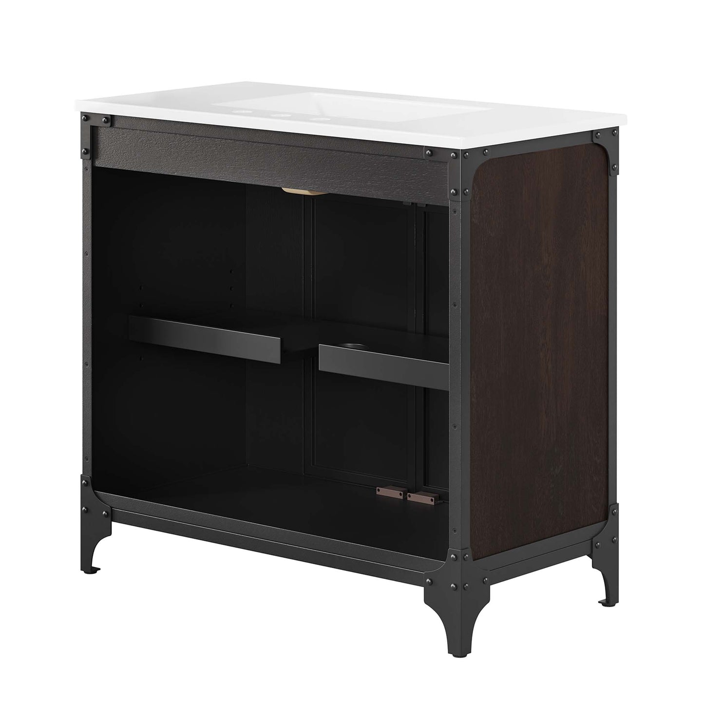 Steamforge 36" Bathroom Vanity by Furniture For America