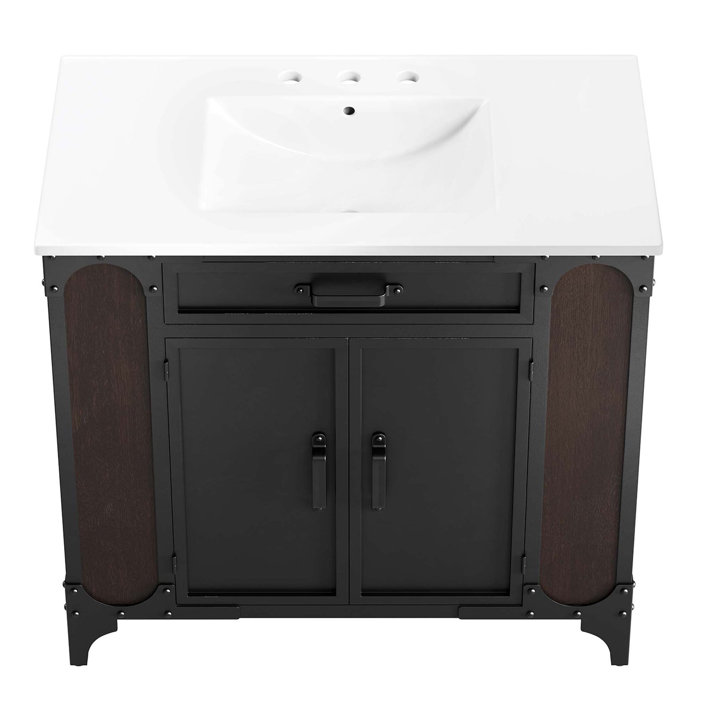 Steamforge 36" Bathroom Vanity by Furniture For America