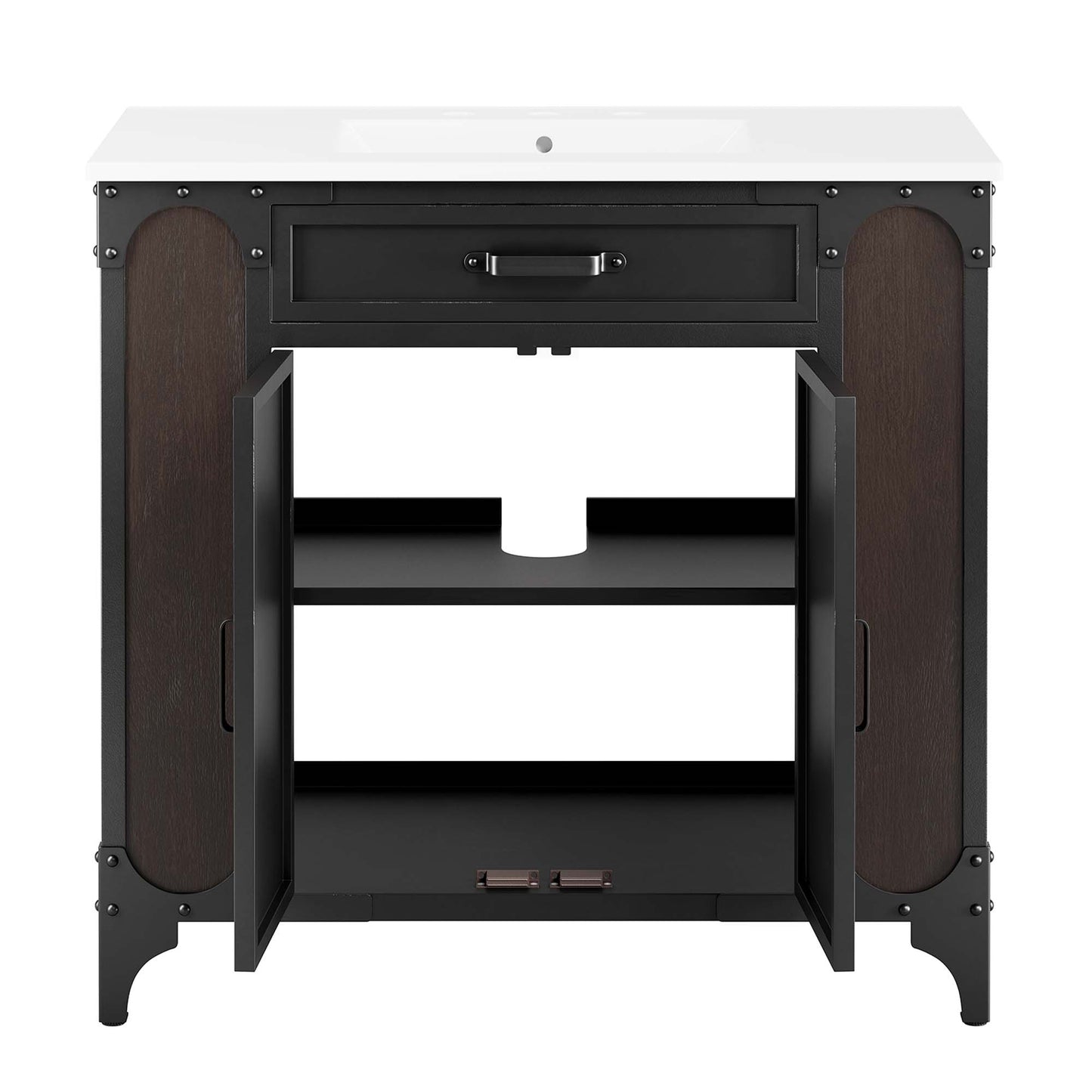 Steamforge 36" Bathroom Vanity by Furniture For America