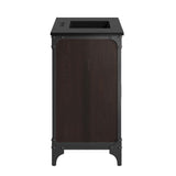 Clover 36" Bathroom Vanity in Black Black
