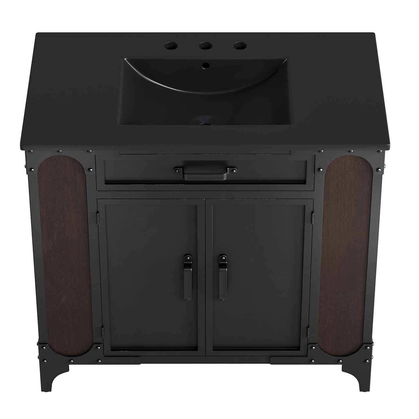 Steamforge 36" Bathroom Vanity by Furniture For America