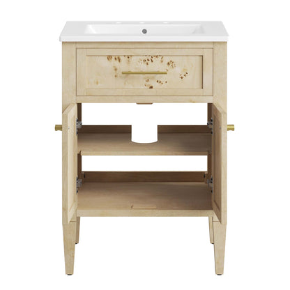 Elysian 24" Wood Bathroom Vanity by Furniture For America