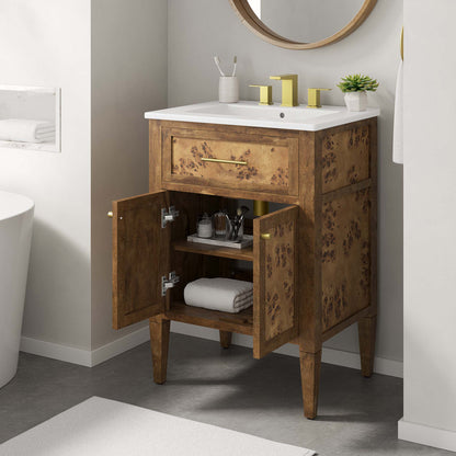 Elysian 24" Wood Bathroom Vanity by Furniture For America