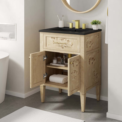 Elysian 24" Wood Bathroom Vanity by Furniture For America