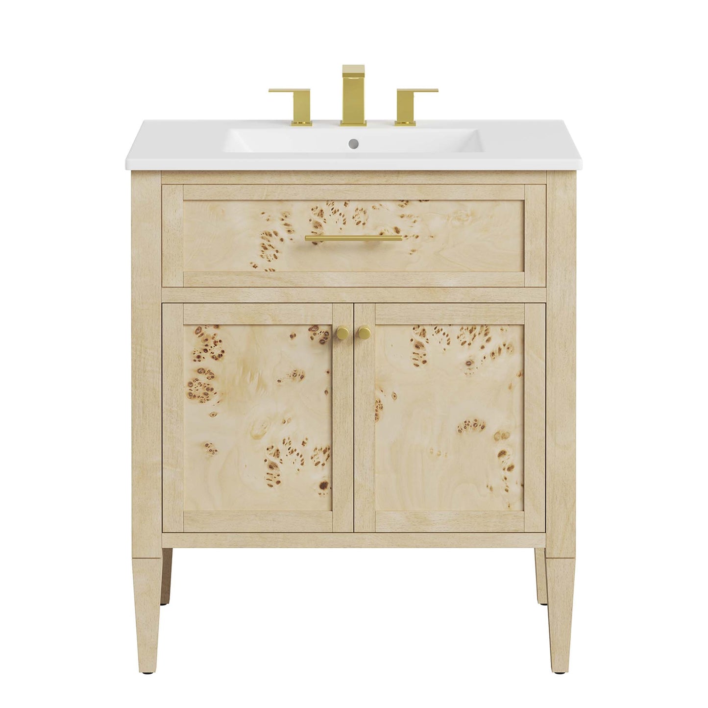 Elysian 30" Wood Bathroom Vanity by Furniture For America