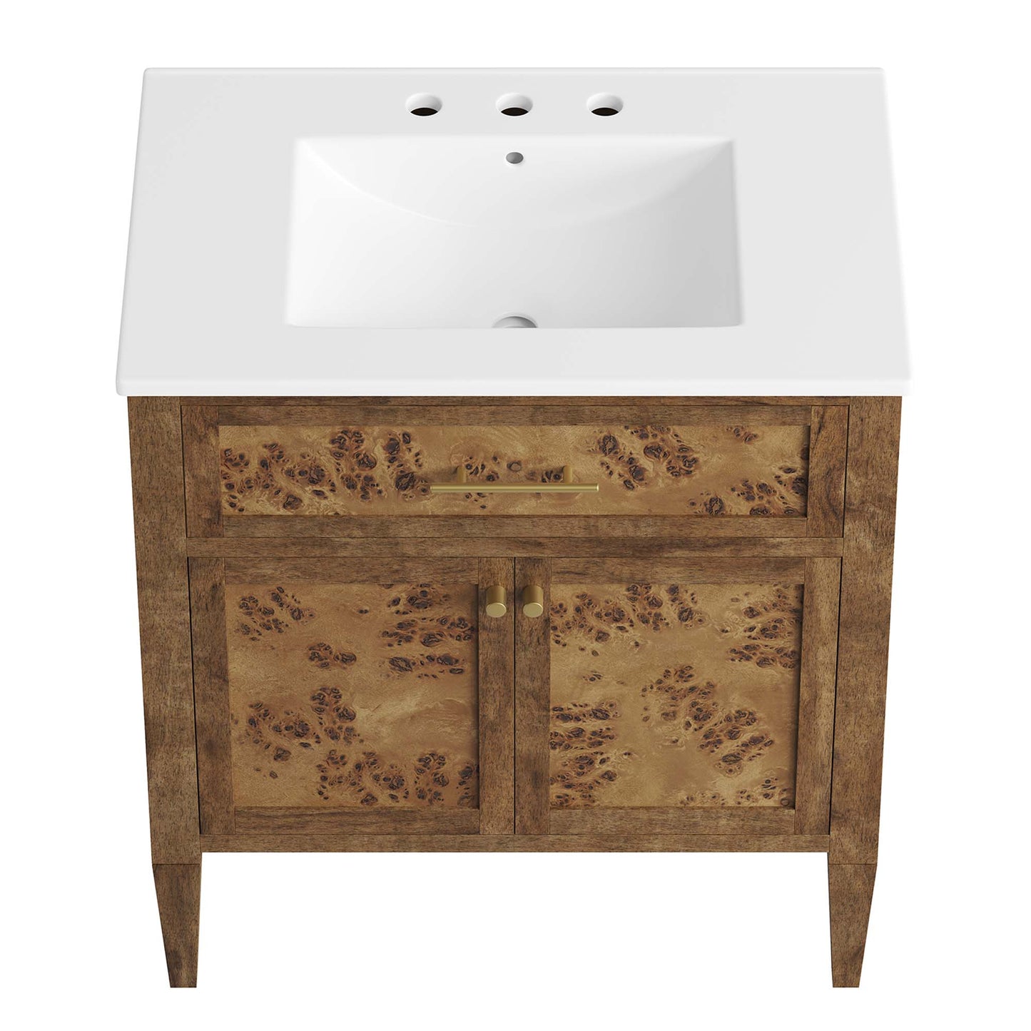 Elysian 30" Wood Bathroom Vanity by Furniture For America