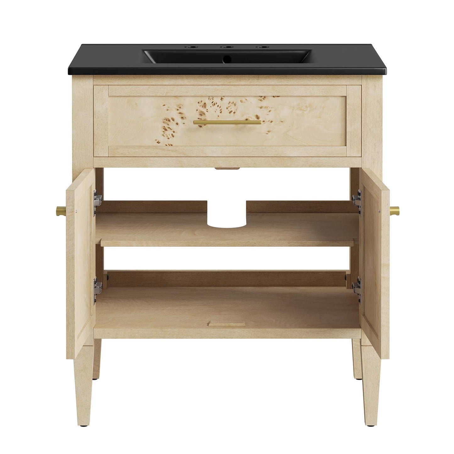 Elysian 30" Wood Bathroom Vanity by Furniture For America