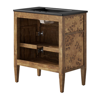Elysian 30" Wood Bathroom Vanity by Furniture For America